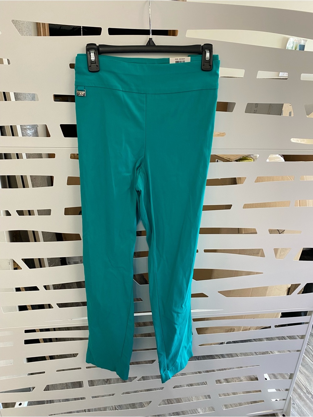 Alfani Teal Womens Stretch Pants